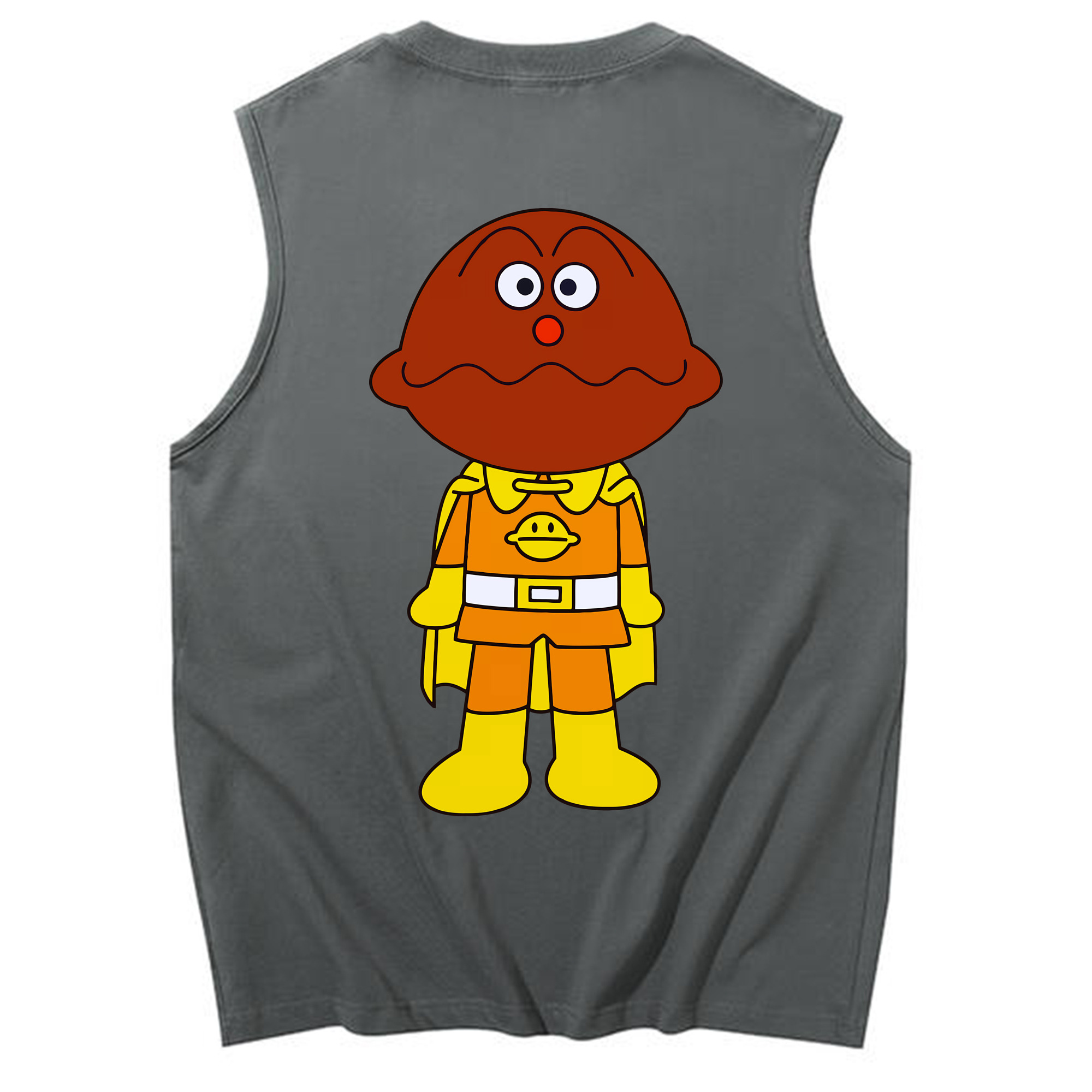 （画像用） アンパンマン Anpanman コットン100％タンクトップ（背面プリント）